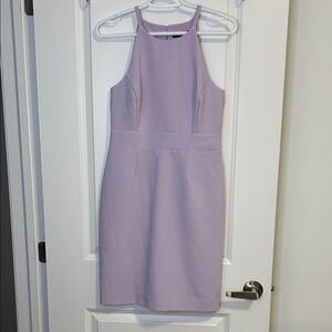 Banana Republic Lilac Halter Midi Dress